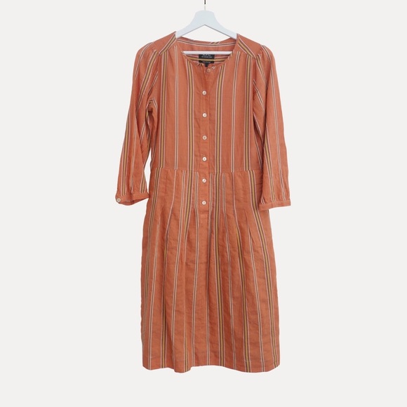 APC Light Cotton Belted Dress - Picture 1 of 6